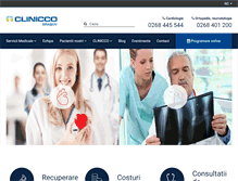 Tablet Screenshot of clinicco.ro